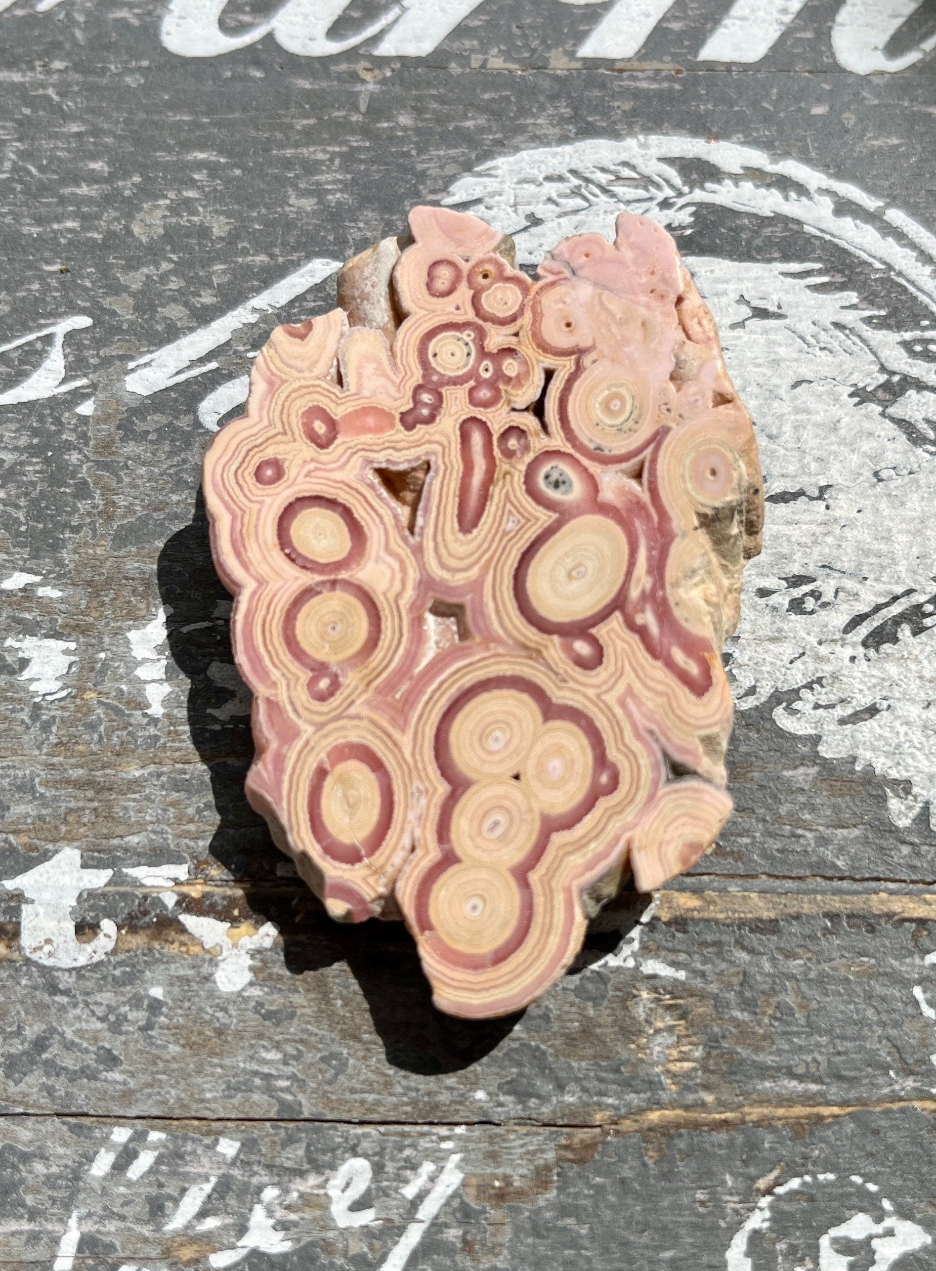 Gorgeous AAA Quality Rare Rhodochrosite Slab from Argentina! *TUCSON EXCLUSIVE*