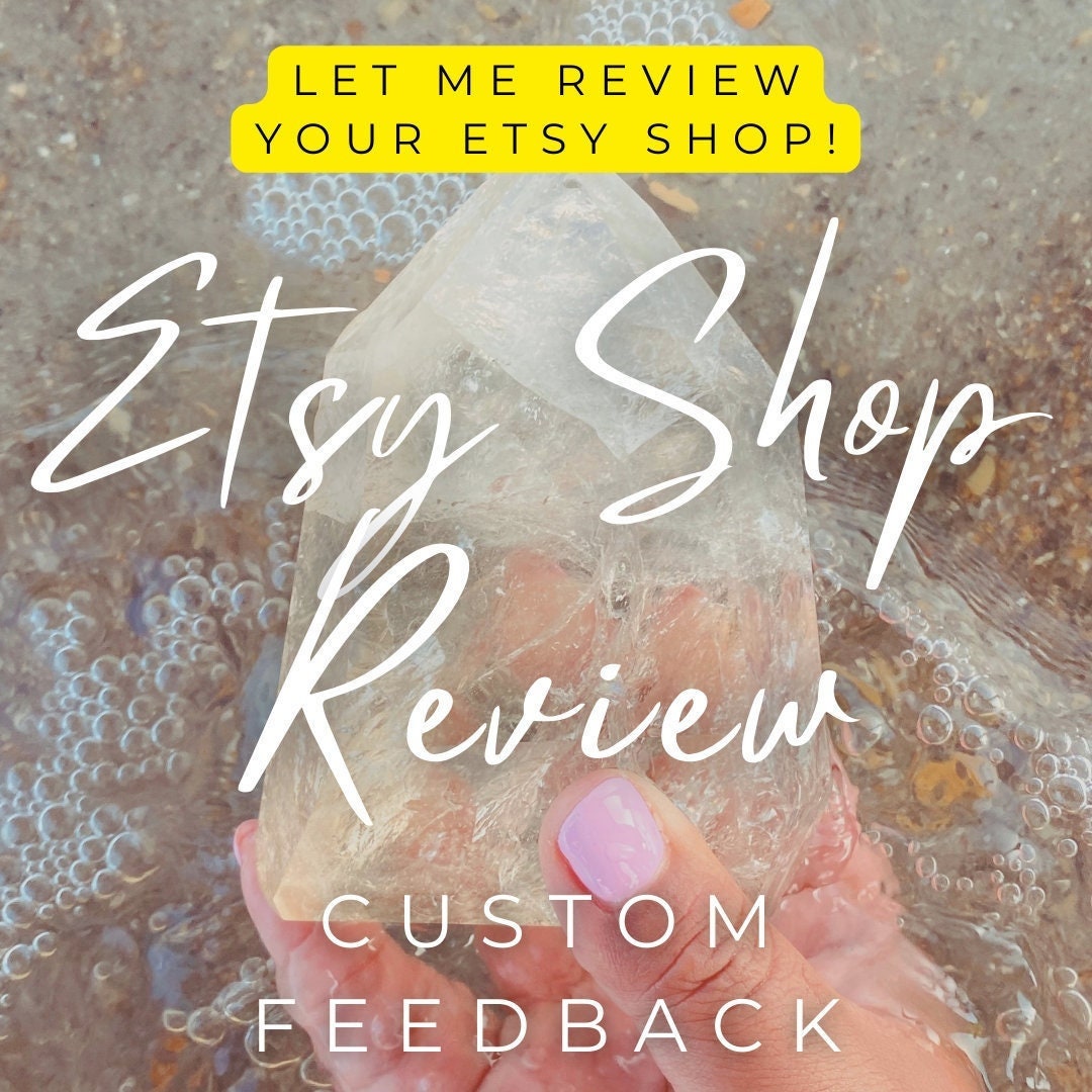 Etsy Crystal Shop Review! Let me review you CRYSTAL Etsy shop, provide