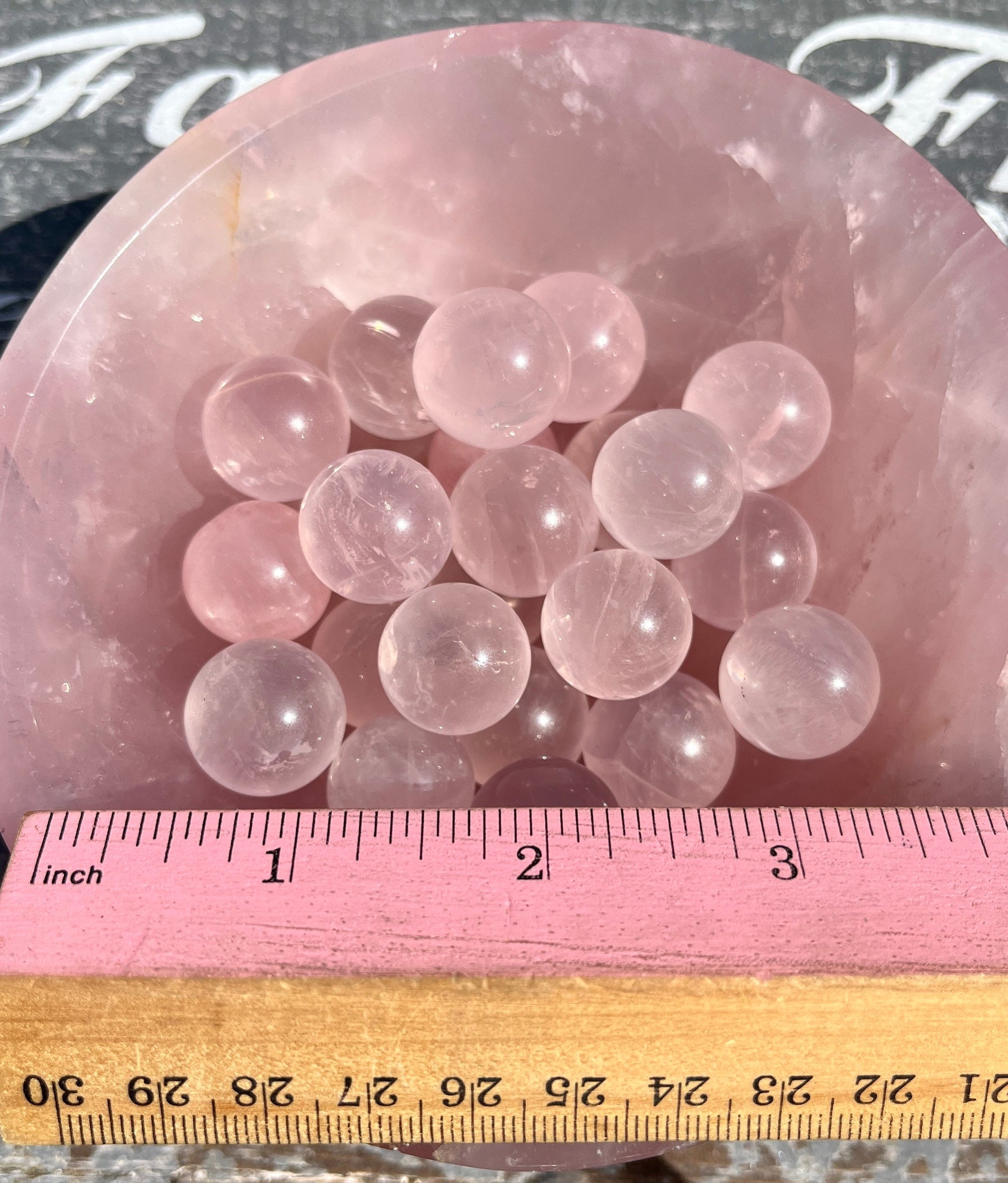 One (1) Beautiful High Grade Mini Rose Quartz Sphere